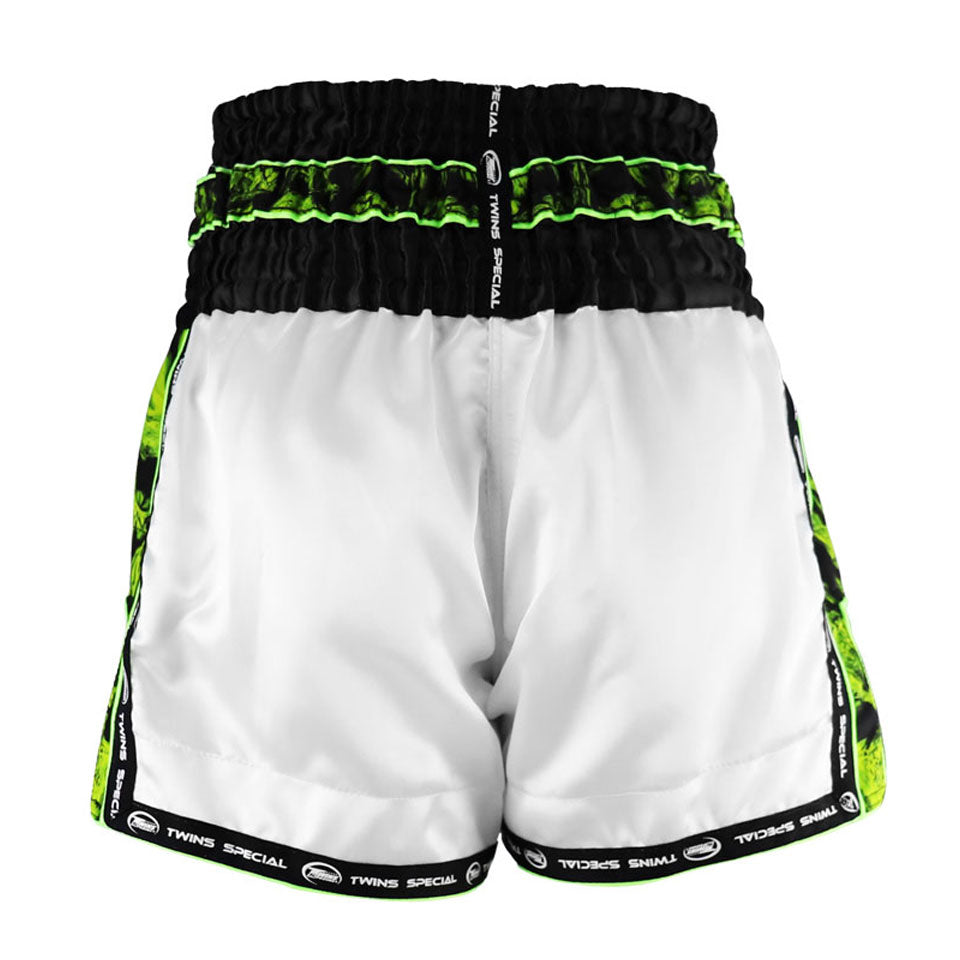 Twins Muay Thai Shorts TBS-SKULL White