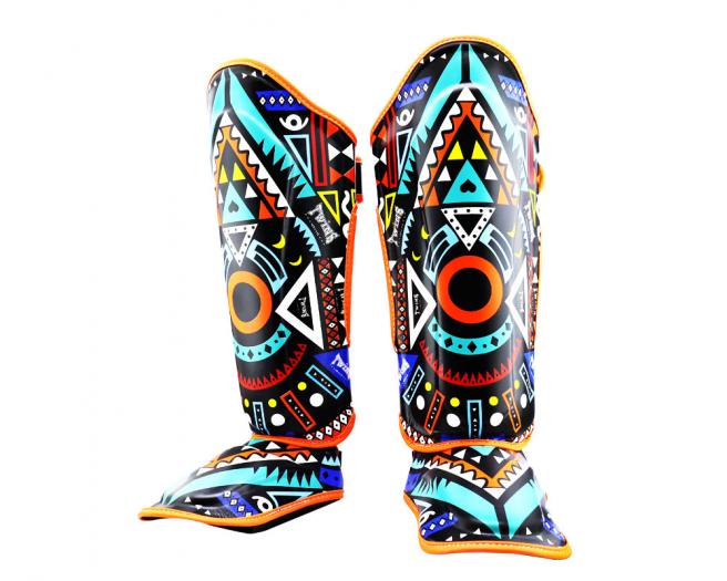 Twins Special Shin Guards Fancy FSGL10-57 AZTECS